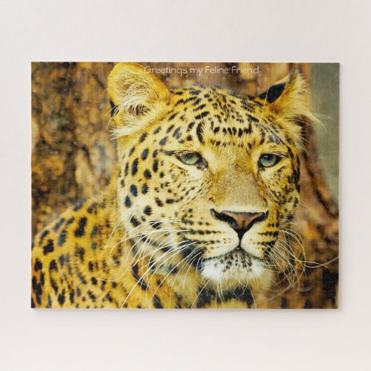 Leopards Big Cats. Jigzaag Puzzle Legpuzzel (Horizontaal)