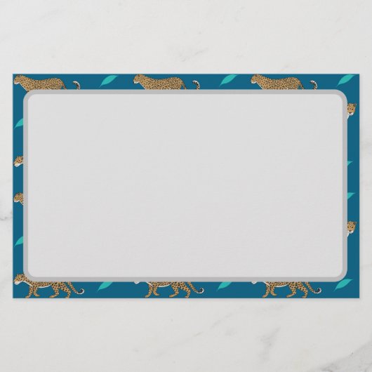 Leopards Briefpapier (Voorkant)