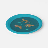 Leopards Papieren Bordje (Gekanteld)