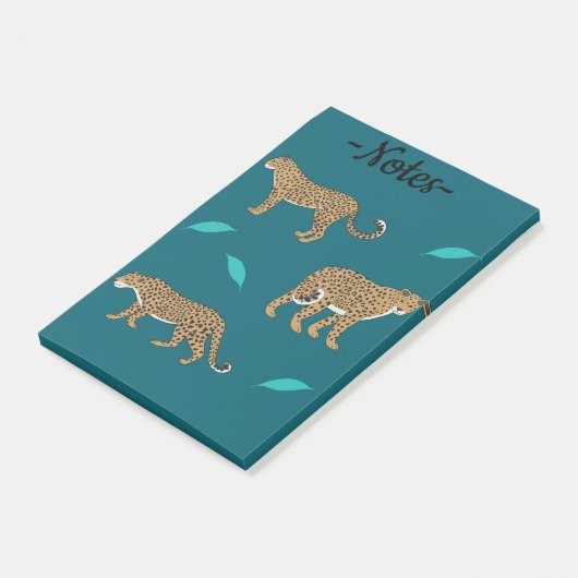 Leopards Post-it® Notes (Schuin)
