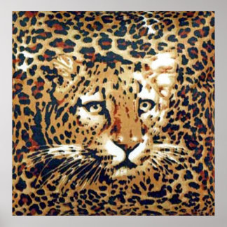 Leopardverf Poster