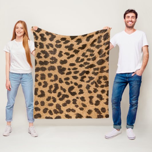 Leopart Fleece Blanket Deken (In situ)