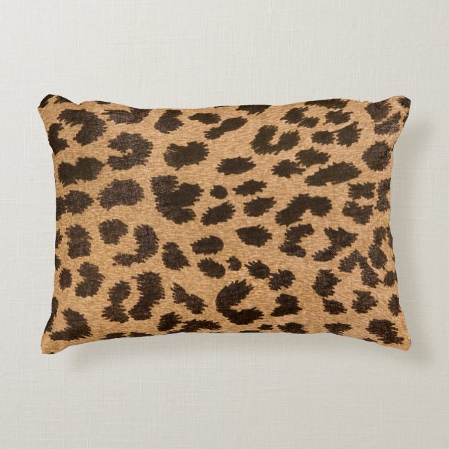 Leopart Pattern Accent Kussen (Voorkant)