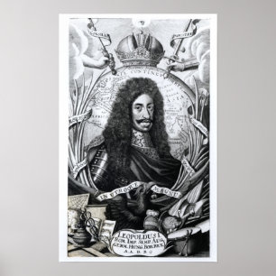 Leopold I, koning van Hongarije en Heilige Roman Poster