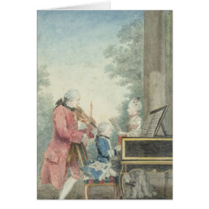 Leopold Mozart et ses enfants Wolfgang