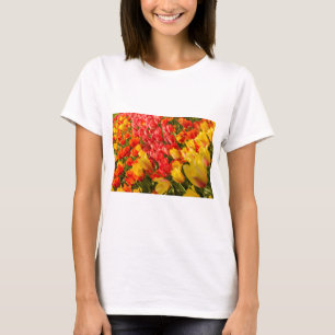 L'ÉPANOUISSEMENT DE TULIPES DANS UN PARC T-SHIRT