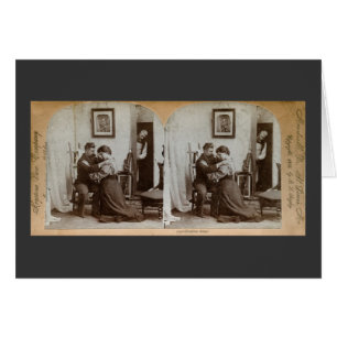 L'épaule arme la pleine carte de Stereoview - cru