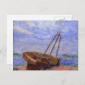 L'épave, carte postale (Devant / Derrière)