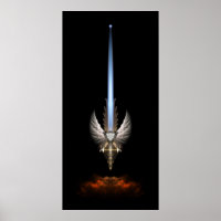 L'Épée Angel De L'Arkledious Sp Poster Noir