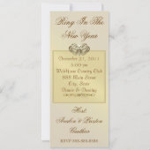 L'épée d'or Masquerade Invitation du Nouvel An noi (Dos)