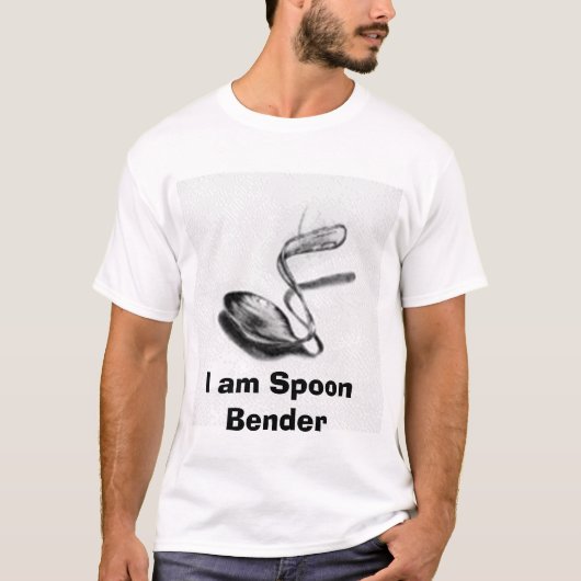 lepel bender, ik ben Spoon Bender T-shirt (Voorkant)