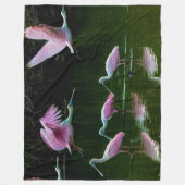 LEPEL KRAAN FLEECE DEKEN (Voorkant)