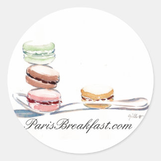 Lepel van Macarons stickers