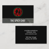 Lepelvork Chili Logo Visitekaartje (Voorkant / Achterkant)