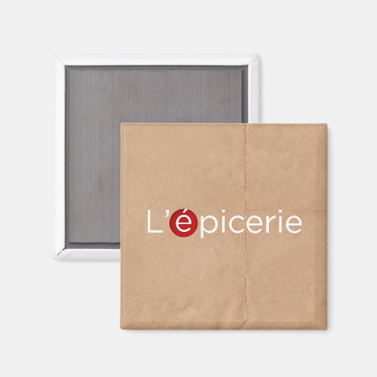 L'Épicerie Magneet (Voorkant / Achterkant)