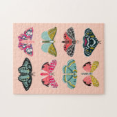 Lepidoptery No. 1 Moth Study Illustration Legpuzzel (Horizontaal)