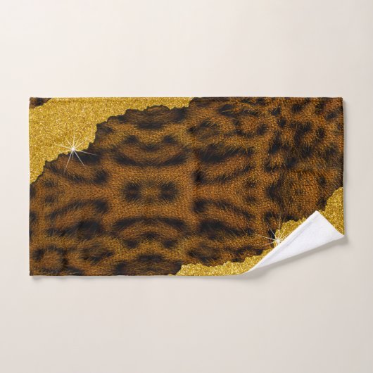  lepoardbedekking met strooisel bad handdoek (Handdoek)