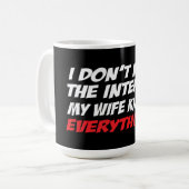 L'ÉPOUSE CONNAÎT LA TASSE (Devant gauche)