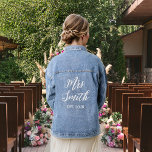 L'Épouse Mme Etablie<br><div class="desc">Superbe veste en denim. Parfait pour la photo avec la fête de la Mariée !</div>