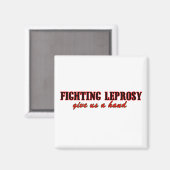 Lepra bestrijden magneet (Voorkant / Achterkant)