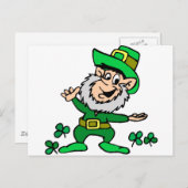 Leprachaun Briefkaart (Voorkant / Achterkant)