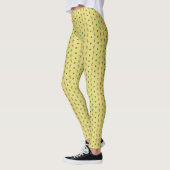 Leprachaun Shamrock St. Pat's Day-Print Leggings (Gauche)