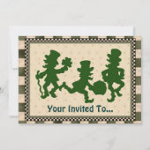 Leprechaun 2 Fête de la Saint Patrick Invitation (Devant)