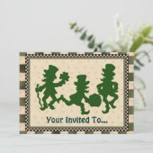 Leprechaun 2 Fête de la Saint Patrick Invitation (Debout devant)