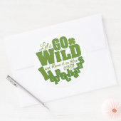 Leprechaun aangepaste stickers (Envelop)