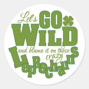 Leprechaun aangepaste stickers