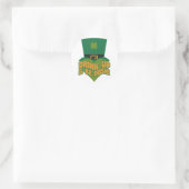 Leprechaun aangepaste stickers (Tas)