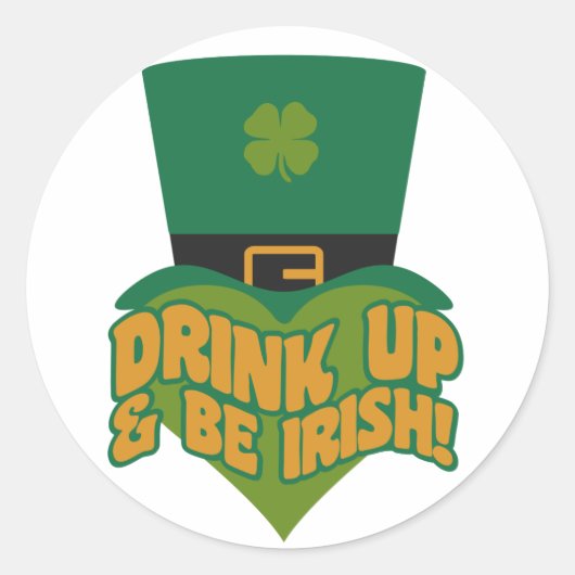 Leprechaun aangepaste stickers (Voorkant)