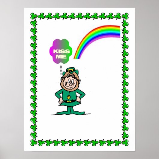 LEPRECHAUN AFBEELDING POSTER (Voorkant)