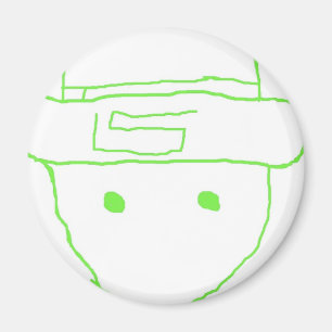 Leprechaun Amateur Sketch Magneet