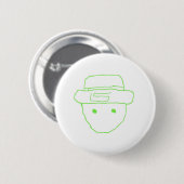 Leprechaun Amateur Sketch Ronde Button 5,7 Cm (Voorkant /achterkant)