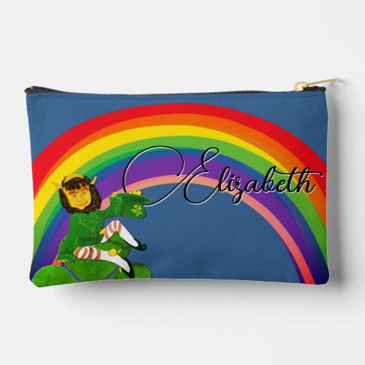 Leprechaun Arc en ciel Imprimer Couper le sac à co (Verso)