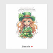 Leprechaun autocollant (Feuille)
