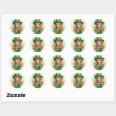Leprechaun autocollant (Feuille)