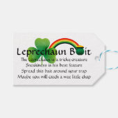 Leprechaun Bait Label Cadeaulabel (Voorkant (Horizontaal))