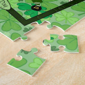 Leprechaun + Beer "Happy St. Patrick's Day" Legpuzzel (Zijkant)