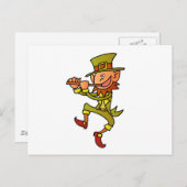 leprechaun briefkaart (Voorkant / Achterkant)