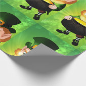 Leprechaun Cadeaupapier (Hoek)