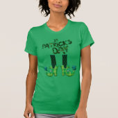 Leprechaun Chaussures T-shirt Saint Patrick's Day (Devant)