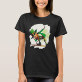 Leprechaun Dabbing Dansende Dans St. Patricks Dag T-shirt (Voorkant)