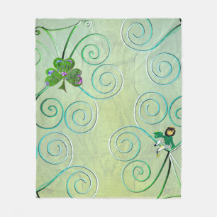 Leprechaun Dames Fleece Deken