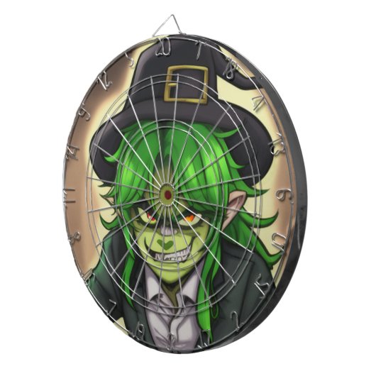 Leprechaun darts Dartboard Dartbord (Voorkant Rechts)