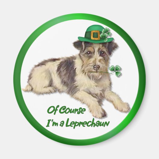 Leprechaun Dog Magneet (Voorkant)