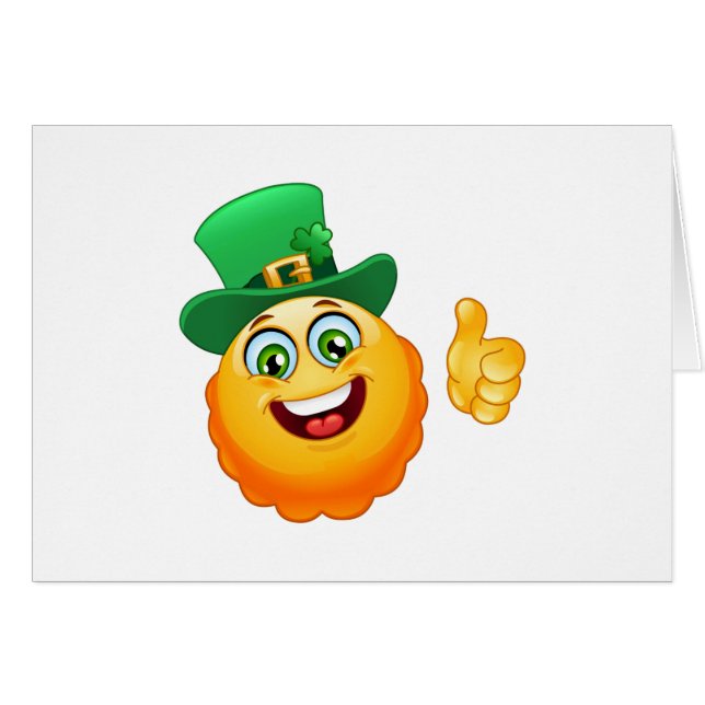 leprechaun emoji (Devant horizontal)