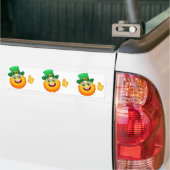 leprechaun emoji bumpersticker (Op Truck)