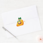 leprechaun emoji driehoek sticker (Envelop)